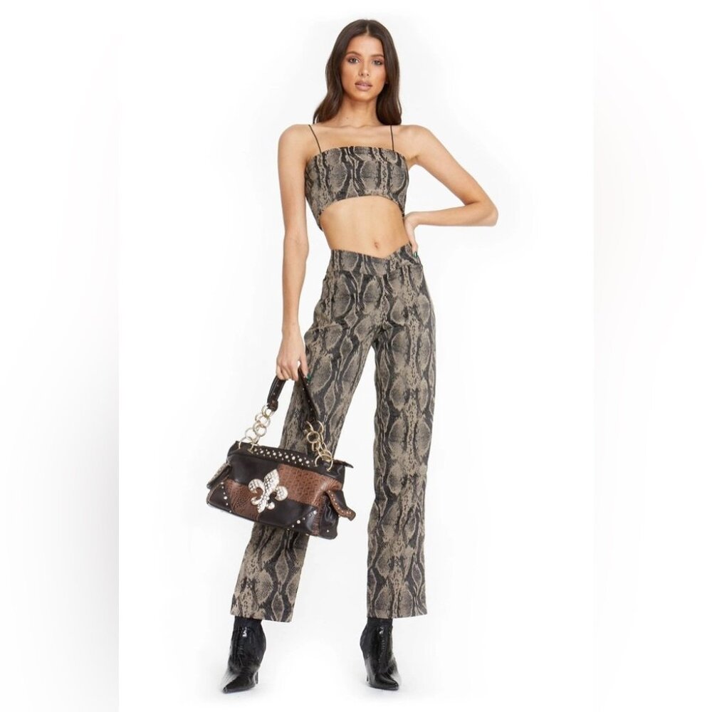 I.AM.GIA Capricorn Pant Snakeskin Print Size XS